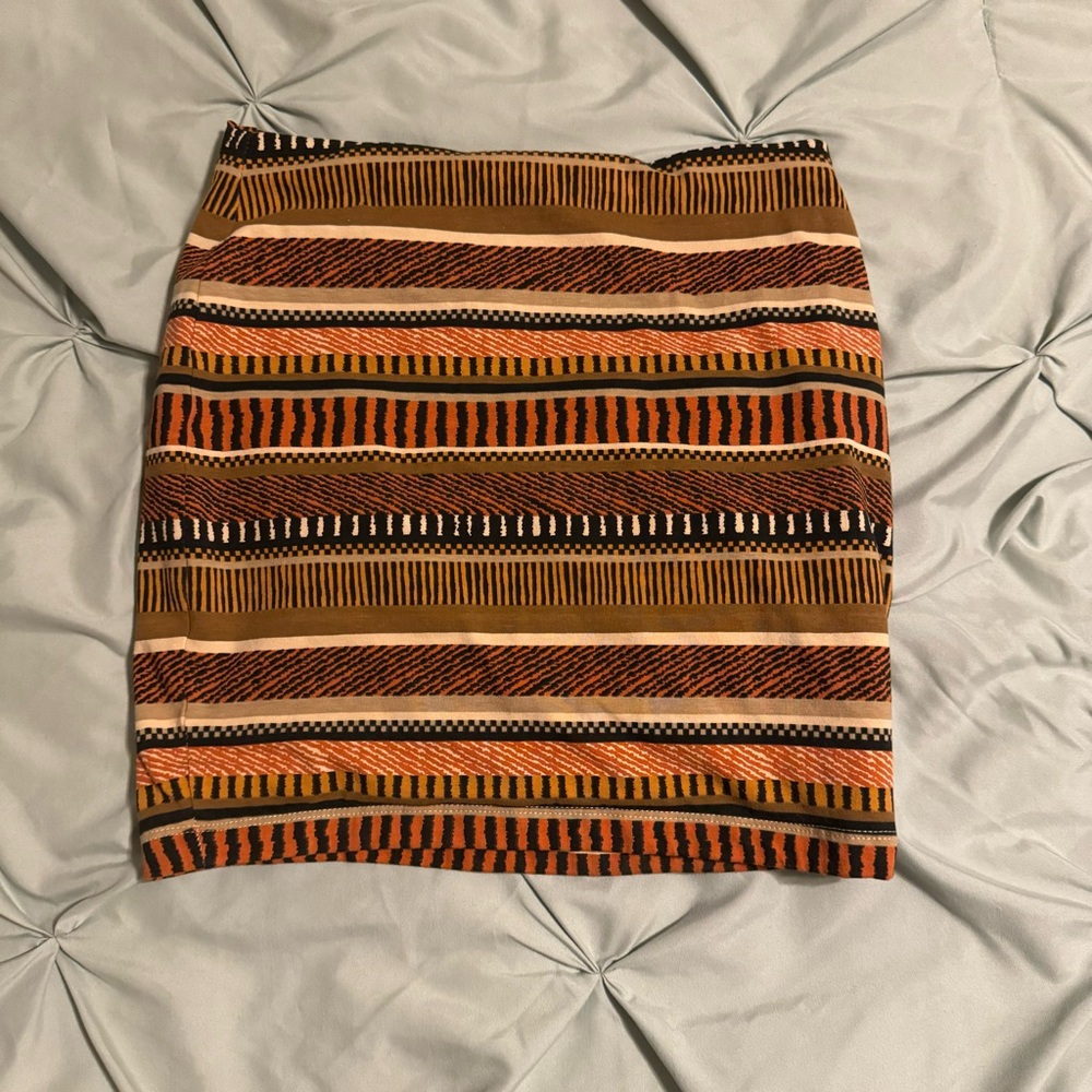 Forever 21 Multicolor Striped Pencil Skirt